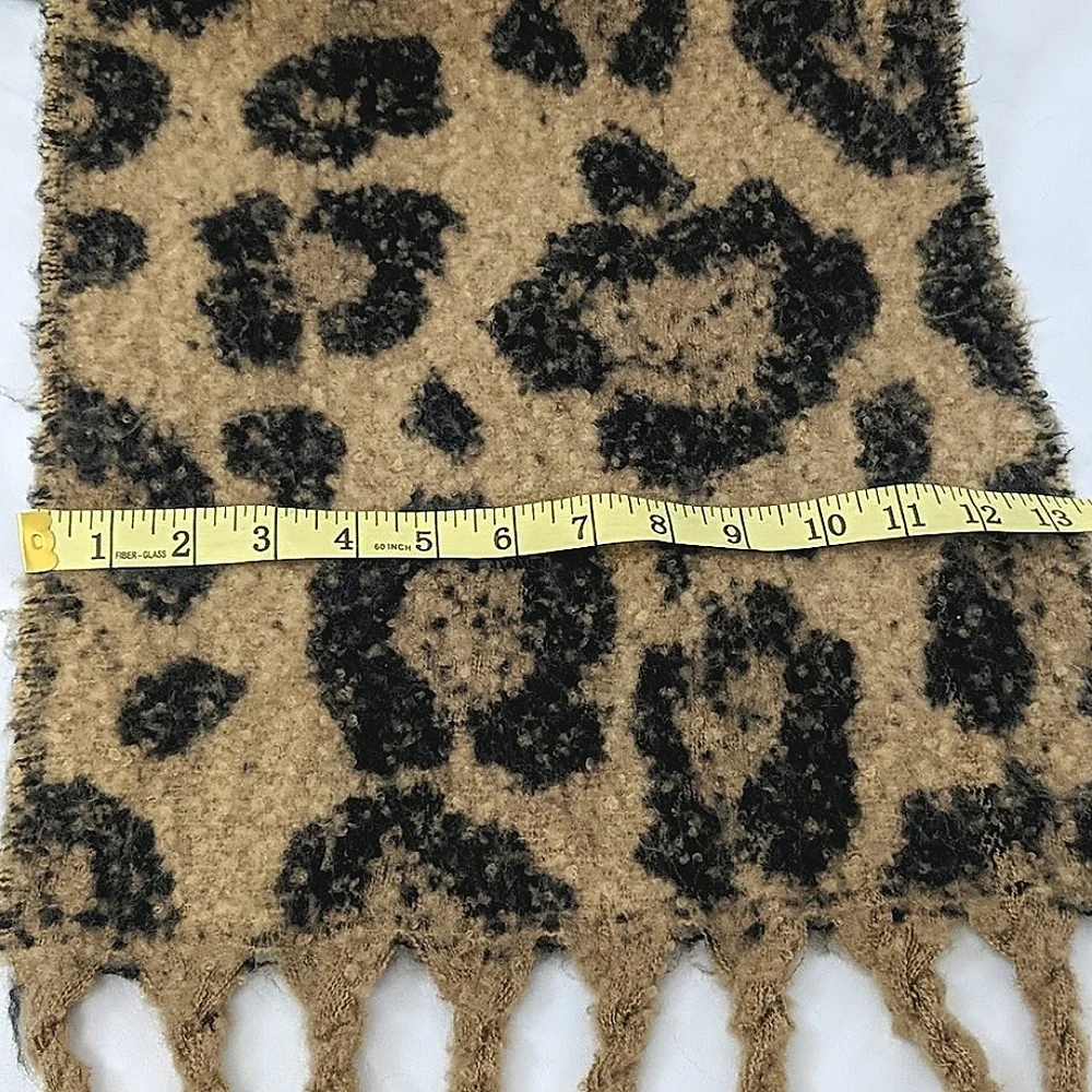 PEACE & PEARLS Animal Print Wrap Scarf ~ NWT